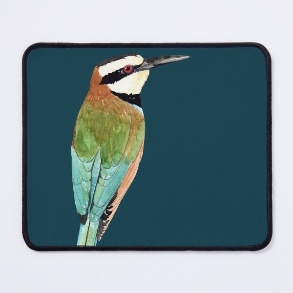Item preview, WHITE THROATED BEE EATER-Merops albicollis designed and sold by BEATRIZ ABAITUA.