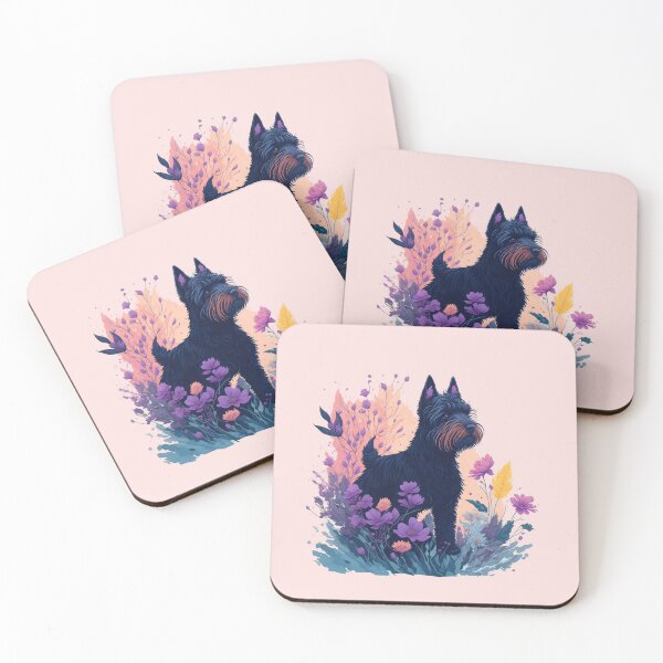 Item preview, scottish terrier dog by Flowers and moon designed and sold by shokA Design.