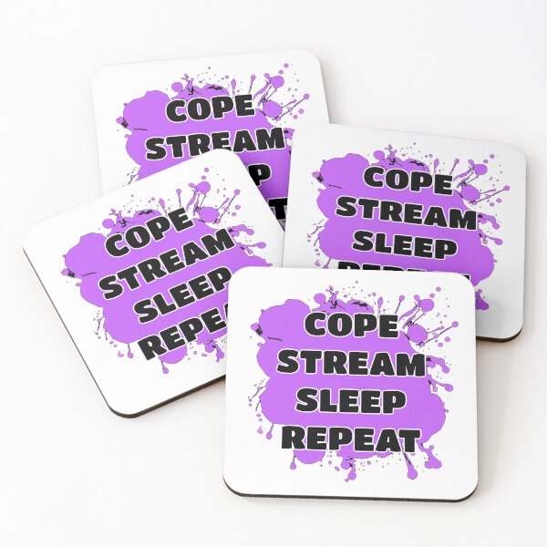 Item preview, Cope Stream Sleep Repeat designed and sold by SaturnSix.
