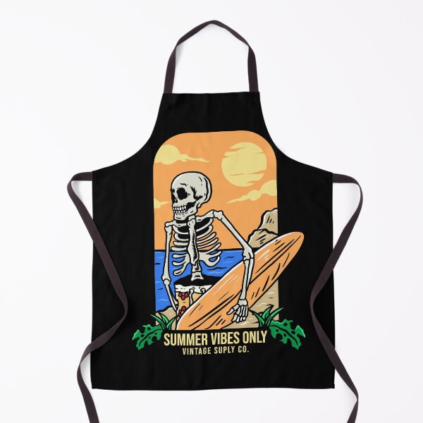 Item preview, Skeleton with surfboard summer vibes only designed and sold by Acim0.