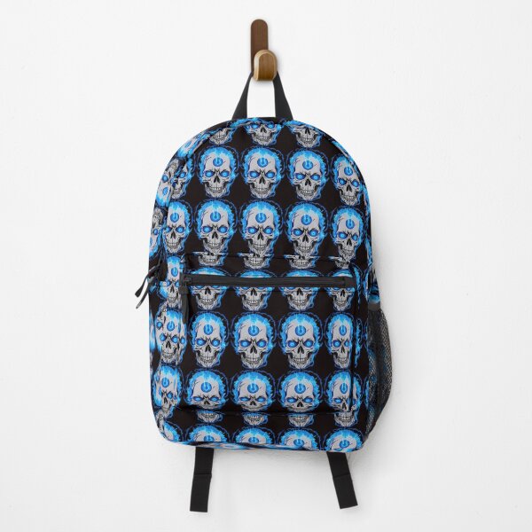 Item preview, blue electric skull designed and sold by jkrphoto.