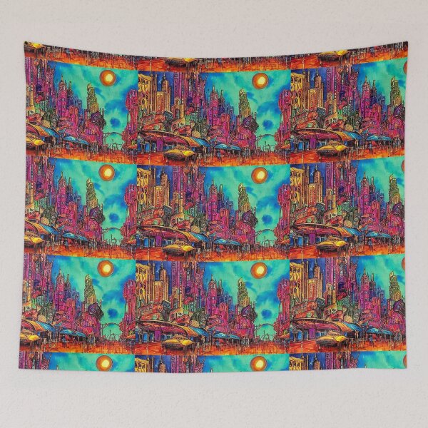 Item preview, Futuristic City designed and sold by CraftStudioLab.