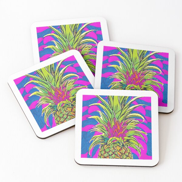 Item preview, Hawaiian Pineapple AI Art Print, Modern Home Decor, Abstract Art, Boho Botanical Art designed and sold by casaai.
