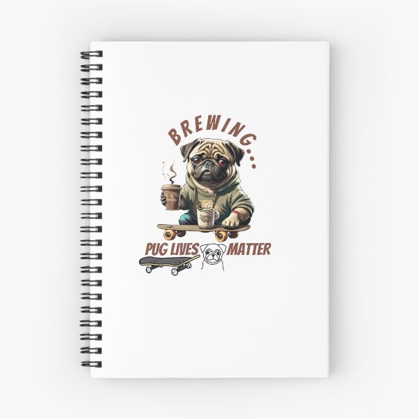 Item preview, Pug Lives Matter Funny Pug Life Sayings Dog Skaterboarding Coffee Obsessed Skater Time Quotes designed and sold by Sshmorr.