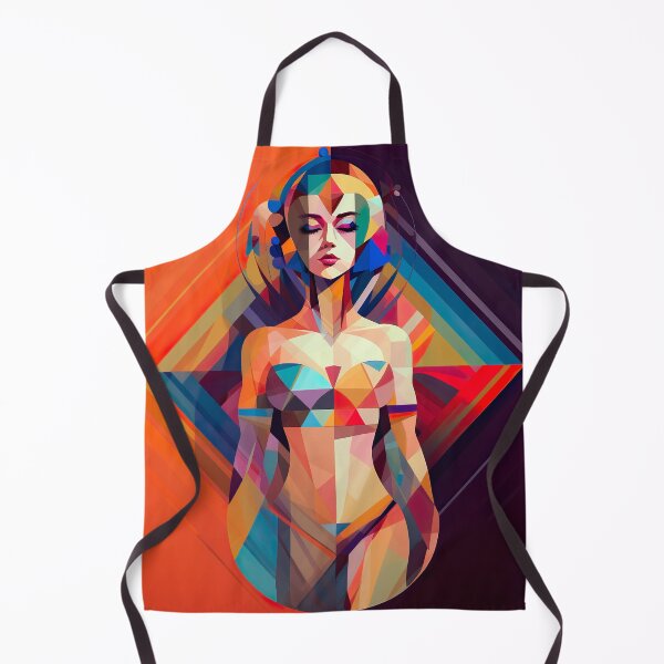 Item preview, Harmony in Diversity: Abstract Geometric Woman Avatar designed and sold by EVA4designs.