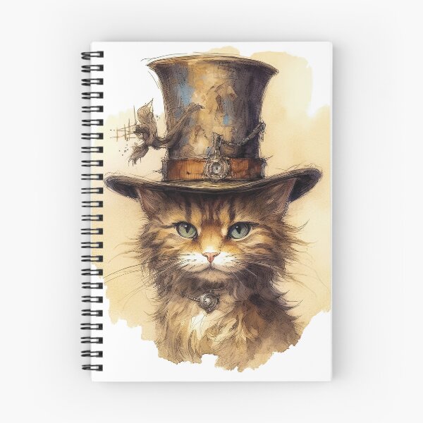 Item preview, Cat wearing hat,yellow color,abstract,cartoon designed and sold by Hermossa-Art.