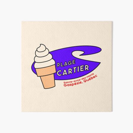 Plage Cartier Cantine Gaspesie Soft Ice cream Fast Food