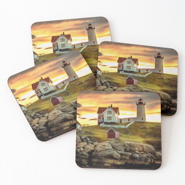 Item preview, Nubble Lighthouse - Painting designed and sold by cmphotographs.