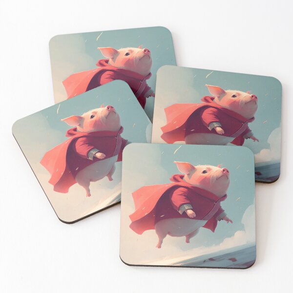 Item preview, Hero Pig designed and sold by Wallbreaker Pig.