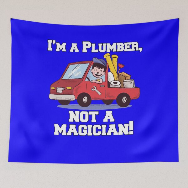 Item preview, Occupation Plumbing Plumber I'm A Plumber, Not A Magician designed and sold by fantasticdesign.