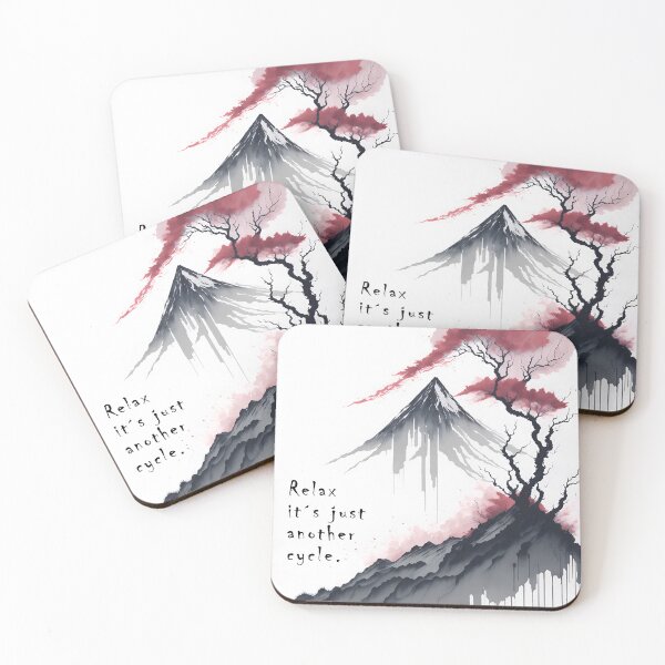 Item preview, Just another cycle Zen quote designed and sold by ZenStickConcept.