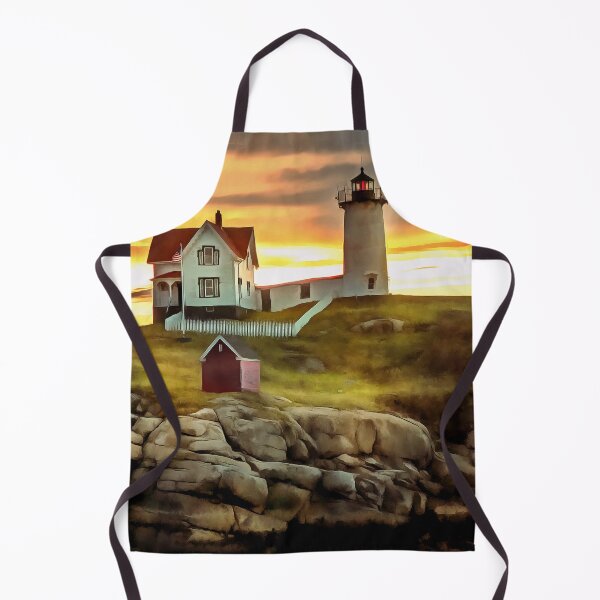 Item preview, Nubble Lighthouse - Painting designed and sold by cmphotographs.