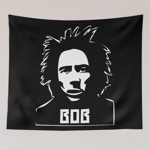 Item preview, BOB Black & White silhouette stencil minimal art designed and sold by 442workshop.