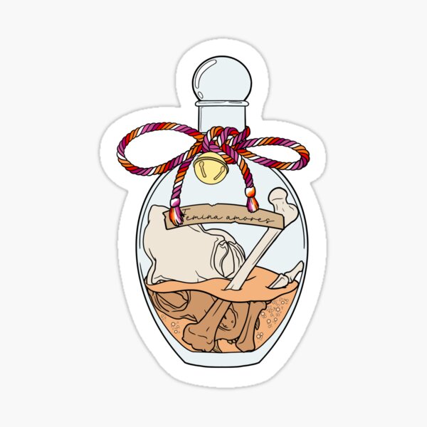Vista previa del artículo con la obra «Femina amores (orgullo lésbico)», diseñado y vendido por LuckyFrogDesign.