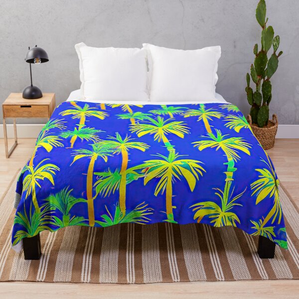 Artikelvorschau, Tropical Palm Trees AI Art Print, Modern Home Decor, Abstract Art, Boho Botanical Art entworfen und verkauft von casaai.