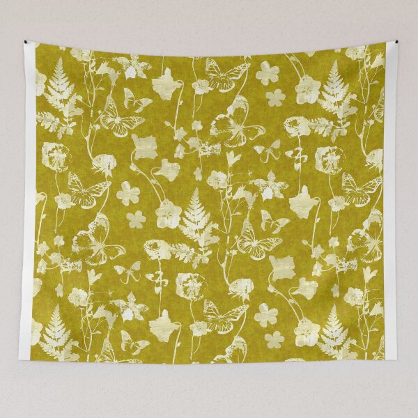 Item preview, Butterfly gardens designed and sold by Alessandro Remo Mazzoni Remotextiles.