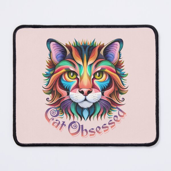 Item preview, Cat Obsessed and cat lovers designed and sold by Tee-Craftify.
