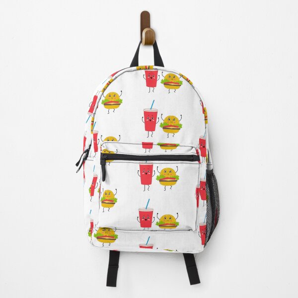 Item preview, A couple of cute happy characters - soda and hamburger. Best friends forever designed and sold by Viktoriia.