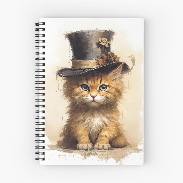 Item preview,  Cat wearing hat,yellow color,abstract,cartoon designed and sold by Hermossa-Art.