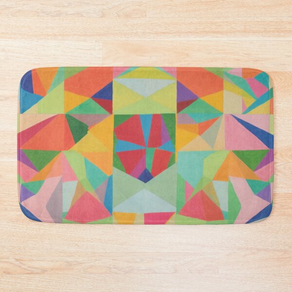 Item preview, Colorful abstract background pettern Color decorative element Geometric pop art designed and sold by PinkPinkArts.