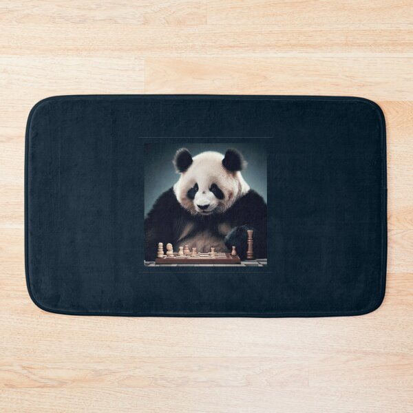 Item preview, Panda playing chess designed and sold by SKELPA.