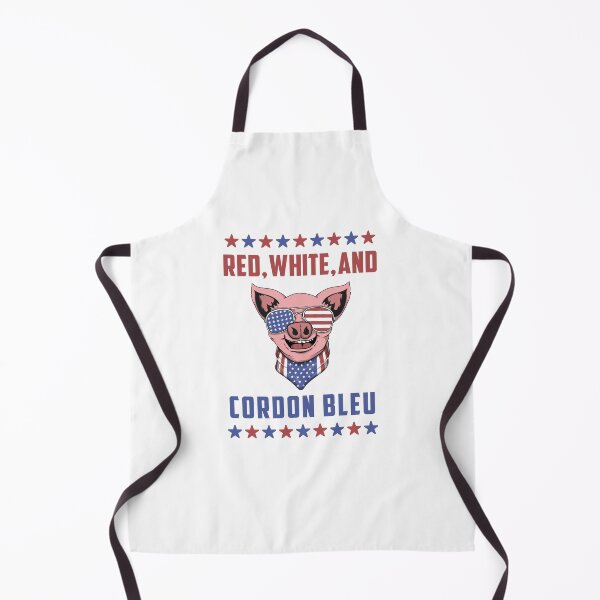Item preview, Funny 4th of July Pig: Red, White, and Cordon Blue designed and sold by hadleyfoo.