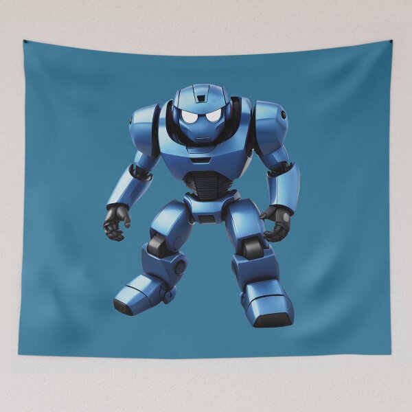 Item preview, Blue Robot - Art on Printed Products designed and sold by Mementium.