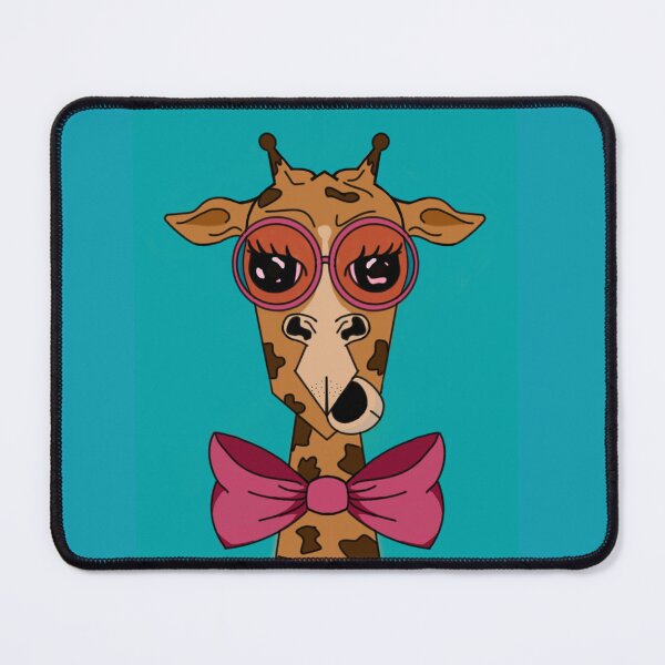 Item preview, Funny giraffe with pink glasses designed and sold by Sherricaa.
