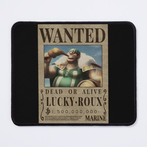 Item preview, One Piece Lucky Roux Wanted Lucky Roo wanted poster designed and sold by One Piece Bounty Poster.