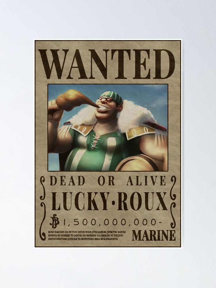 Sir Crocodile Wanted One Piece Mr 0 Cross Guild Bounty Poster