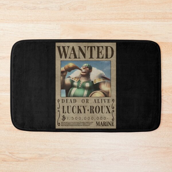 Artikelvorschau, One Piece Lucky Roux Wanted Lucky Roo wanted poster entworfen und verkauft von One Piece Bounty Poster.
