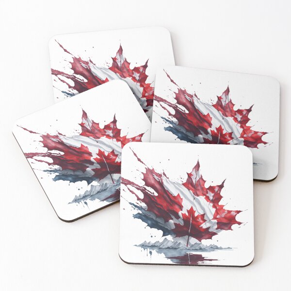 Item preview, Canadian flag splash art designed and sold by Dr-Kane.