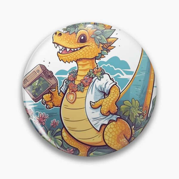 Item preview, Tropical Dragon Gear - Hawaiian Vacation Aloha Shirts with Bearded Dragon Design in Stunning Summertime Patterns designed and sold by DooodleGod.