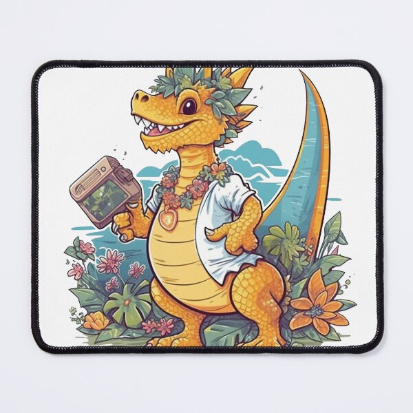 Item preview, Tropical Dragon Gear - Hawaiian Vacation Aloha Shirts with Bearded Dragon Design in Stunning Summertime Patterns designed and sold by DooodleGod.