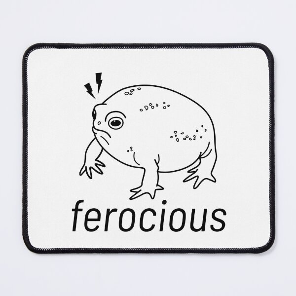 Item preview, ferocious desert rainfrog (black) designed and sold by Cornelia Ott.