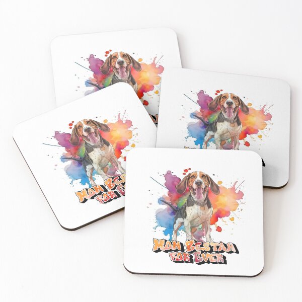 Item preview, Dog Treeing Walker Coonhound, My Bestah for ever, for hunting dog lovers, in French designed and sold by isaweb.