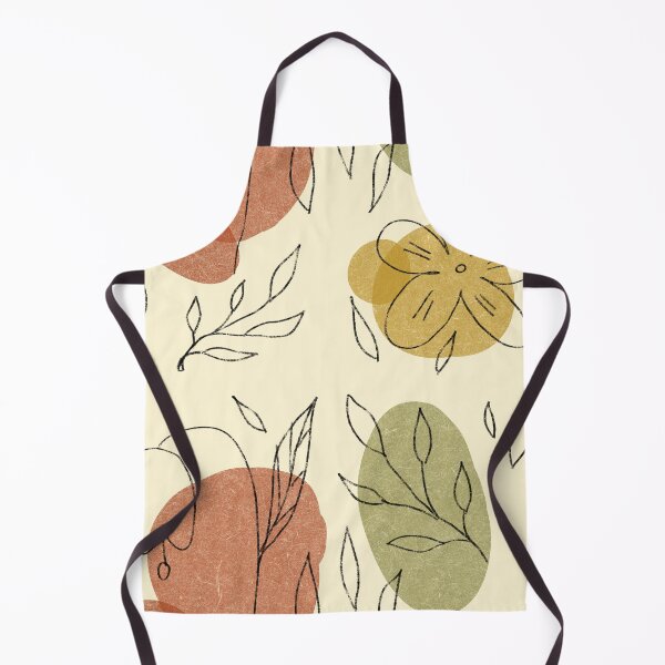 Item preview, Flower leaf geometry shape abstract beige pattern designed and sold by Yana Mustafina | Boho Soulful Designs.