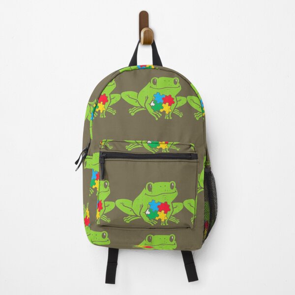 Aperçu de l'œuvre Autisme Grenouille Puzzle Mignon Awareness Animal ASD Kids créée et vendue par cqgfuwmgcy84.