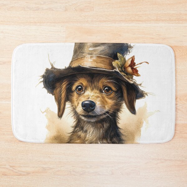 Item preview, Copy of Dog wearing hat,yellow color,abstract,cartoon,Puppy, cub designed and sold by Hermossa-Art.