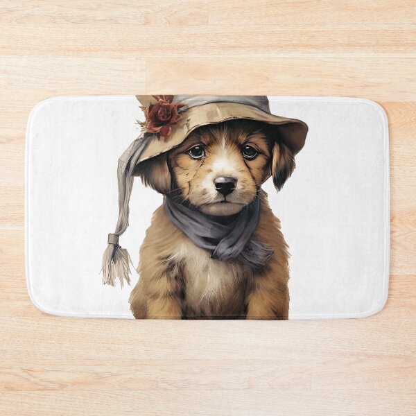 Item preview, Copy of Dog wearing hat,yellow color,abstract,cartoon,Puppy, cub designed and sold by Hermossa-Art.