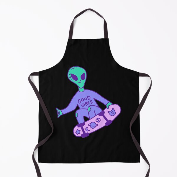 Item preview, Alien on Skateboard designed and sold by IvekDesigns.