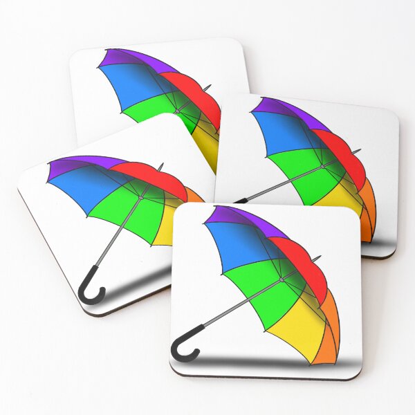 Item preview, Rainbow Umbrella designed and sold by Emily Page Art.