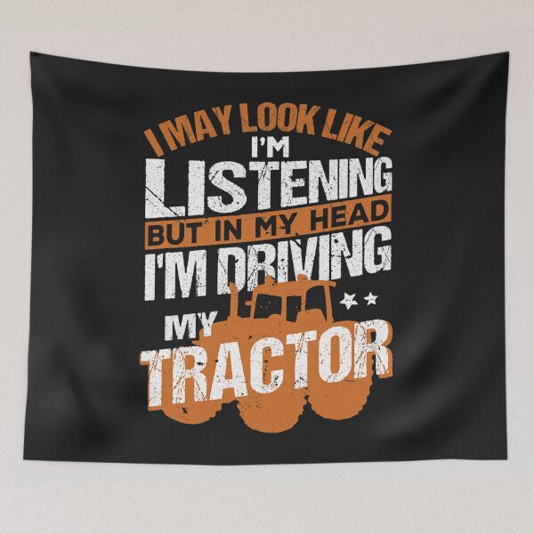 Item preview, In My Head Im Driving My Tractor Funny Farmer Farming 1 designed and sold by NicoleBegum.