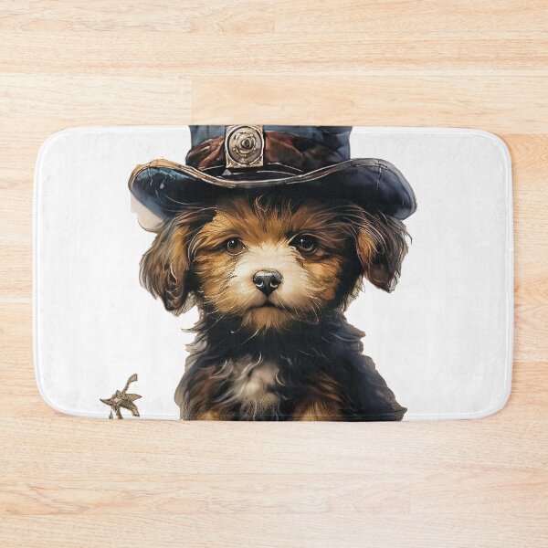 Item preview, Copy of Dog wearing hat,yellow color,abstract,cartoon,Puppy, cub designed and sold by Hermossa-Art.
