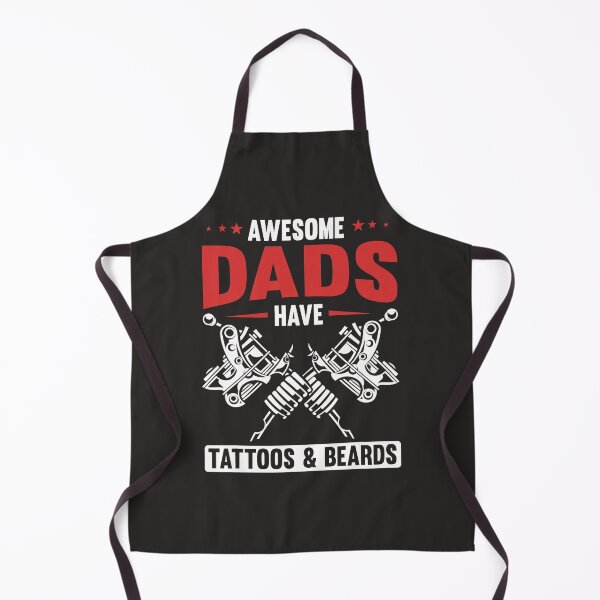 Item preview, Inked Tattooist Awesome Dads Have Tattoos And Beards Tattoo designed and sold by NicoleBegum.
