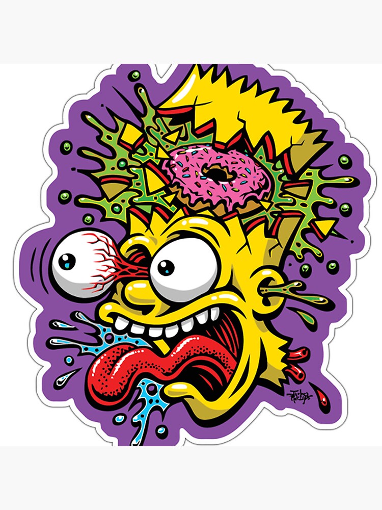 Pin on Bart simpson art