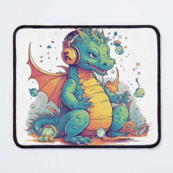 Item preview, DragonBeats Premium Headphones for Captivating Listening - Dragon Design designed and sold by DooodleGod.