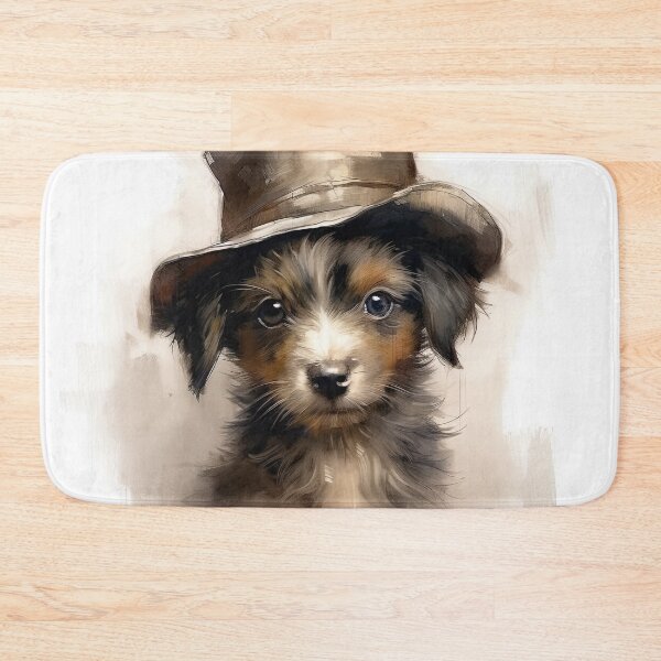 Item preview, Copy of Dog wearing hat,yellow color,abstract,cartoon,Puppy, cub designed and sold by Hermossa-Art.