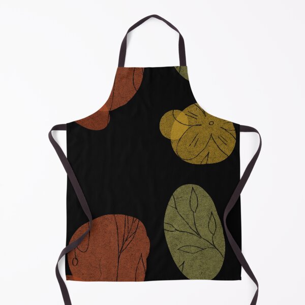 Item preview, Flower leaf geometry shape abstract black pattern designed and sold by Yana Mustafina | Boho Soulful Designs.