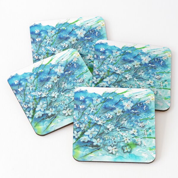 Item preview, Flowering branch in watercolor designed and sold by CatandColours.